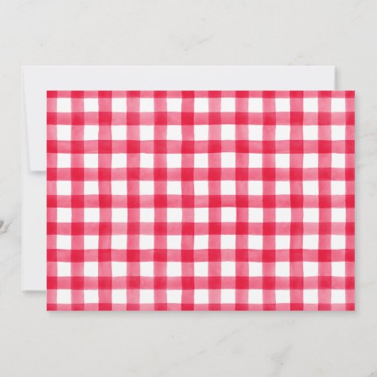 Waterverf Farm Animals Girl Bedankkaart (Achterkant)