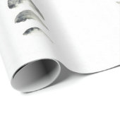Waterverf Fasen van de maan Cadeaupapier (Rol Hoek)