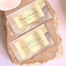 Waterverf Faux Gold Folie Blush Pink Elegant