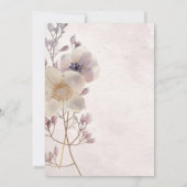 Waterverf Faye Bloemen Bruiloft RSVP Kaarten (Achterkant)