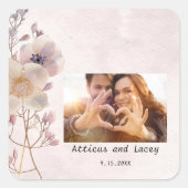 Waterverf Faye Bloemen Stickers (Voorkant)