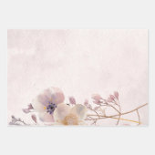 Waterverf Faye Bloemen Wrapping Papier Inpakpapier Vel (Voorkant)