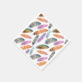 Waterverf Feathers Servetten (Hoek)