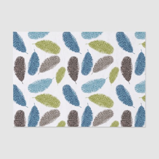 Waterverf Feathers Tissuepapier (Voorkant)