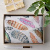 Waterverf Feathers Tissuepapier (Geschenk)