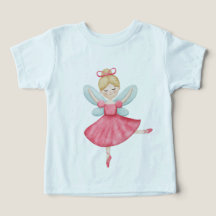 Waterverf Fee Ballerina Peuter T-Shirt