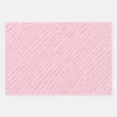 Waterverf Fee Roze Strepen Inpakpapier Vel (Voorkant 3)
