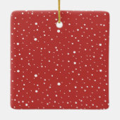 Waterverf Feestelijke Gingerbread House Christmas Keramisch Ornament (Achterkant)