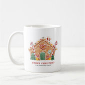 Waterverf Feestelijke Gingerbread House Christmas Koffiemok (Links)