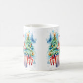 Waterverf Feestelijke Goose Christmas Mok (Center)