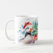 Waterverf Feestelijke Goose Christmas Mok (Links)