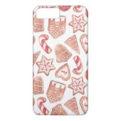 Waterverf feestelijke kerstkoekjes Case-Mate iPhone case (Achterkant)