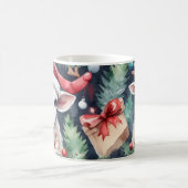 Waterverf Feestelijke Schaap Kerst Mok (Center)