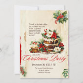  Waterverf feestelijke vrolijke kerstfeest Kaart (Voorkant)