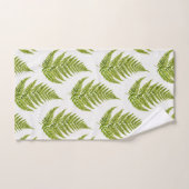 Waterverf-fernepatroon Handdoek (Handdoek)