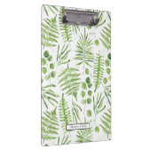 Waterverf Ferns en Eucalyptus Pattern Klembord (Rechts)