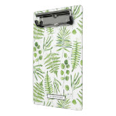 Waterverf Ferns en Eucalyptus Pattern Mini Klembord (Angled2)