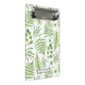 Waterverf Ferns en Eucalyptus Pattern Mini Klembord (Schuin)