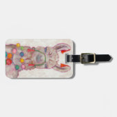 Waterverf Festival Llama Bagagelabel (Voorkant horizontaal)