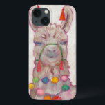 Waterverf Festival Llama iPhone 13 Hoesje<br><div class="desc">Kunstenaar op het festival van Llama: Chariklia Zarris</div>