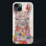 Waterverf Festival Llama iPhone 13 Hoesje<br><div class="desc">Kunstenaar op het festival van Llama: Chariklia Zarris</div>