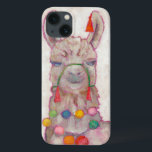 Waterverf Festival Llama iPhone 13 Hoesje<br><div class="desc">Kunstenaar op het festival van Llama: Chariklia Zarris</div>