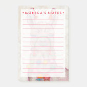 Waterverf Festival Llama Post-it® Notes (Voorkant)