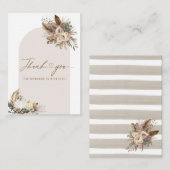 Waterverf fFall in love Vrijgezellenfeest Flower P Notitiekaartje (Voorkant / Achterkant)