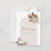 Waterverf fFall in love Vrijgezellenfeest Flower P Notitiekaartje (Voorkant)