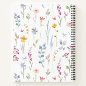 Waterverf Field Wildflowers Spiral Notitieboek (Achterkant)