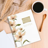 Waterverf Field Wildflowers  Stamp Notes Notitieboek