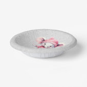 Waterverf Fietsen Olifant Paper Bowl Papieren Kommen (Gebogen)