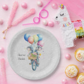 Waterverf Fietsen Olifant Papier Bord (Feest)