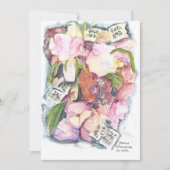 Waterverf filmagenda kaart (Voorkant)