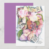 Waterverf filmagenda kaart (Voorkant / Achterkant)