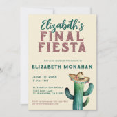 Waterverf finale Fiesta vrijgezellenuitnodiging Kaart (Voorkant)