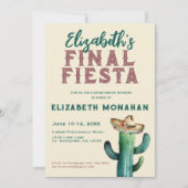 Waterverf finale Fiesta vrijgezellenuitnodiging Kaart (Voorkant)
