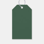 Waterverf Fir Trees Winter Wedding Cadeaulabel (Achterkant)
