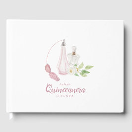 Waterverf Flacon Quinceanera Birthday Gastenboek