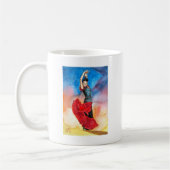 Waterverf FLAMENCO DANCER Koffiemok (Links)