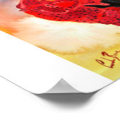 waterverf flamenco dancer poster (Hoek)