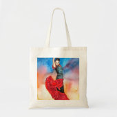 Waterverf FLAMENCO DANCER Tote Bag (Voorkant)