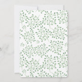 Waterverf Flamingo Baby shower Uitnodiging (Achterkant)