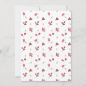 Waterverf Flamingo Baby shower Uitnodiging (Achterkant)