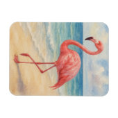 Waterverf Flamingo Beach Magneet (Horizontaal)