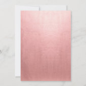 Waterverf Flamingo Bruidsdouche Uitnodiging (Achterkant)