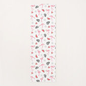 Waterverf Flamingo en Watermeloen Patroon Custom Yogamat (Voorkant)