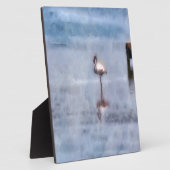Waterverf Flamingo Fotoplaat (Zijkant)