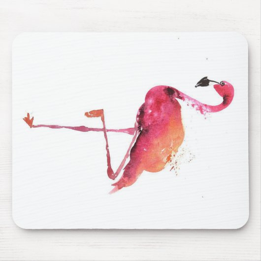 Waterverf Flamingo Liefhebbers | Grappige Flamingo Muismat (Voorkant)