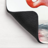 Waterverf Flamingo Muismat (Hoek)